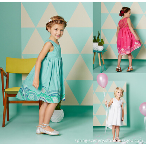 The New Children's Clothing France Big Girls Dress Princess Dress Children Dress 2015 Summer